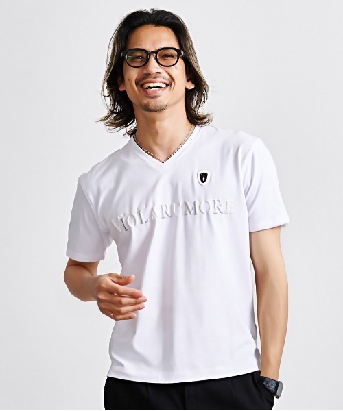 VIOLA tシャツ 「VIOLA rumore/ヴィオラ ルモーレ」P.T入りV/N半袖T