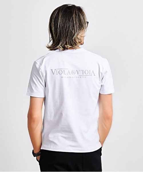 VIOLA tシャツ 「VIOLA rumore/ヴィオラ ルモーレ」P.T入りV/N半袖T