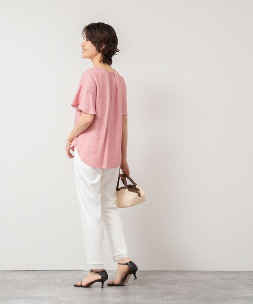 新品未使用　NOLLEY'S ウォッシャブル美脚オックスパンツ ノーリーズ NOLLEY'S（ノーリーズ）の「ウォッシャブル美脚オックスパンツ