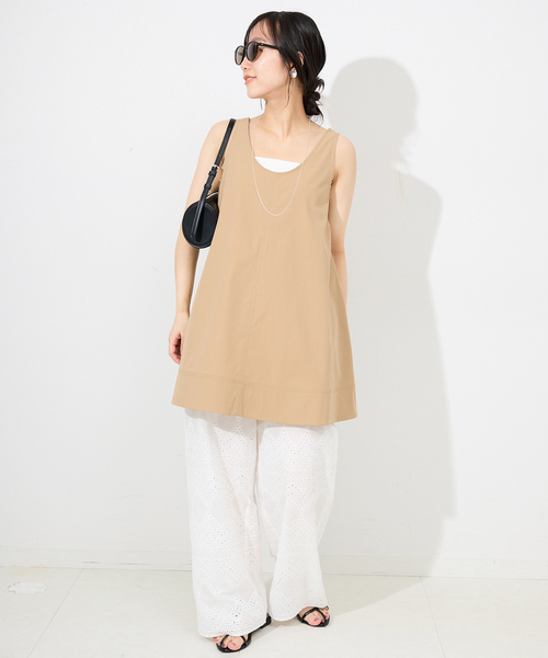 SLOBE IENA ブラウス シャツ Aラインチュニックブラウス