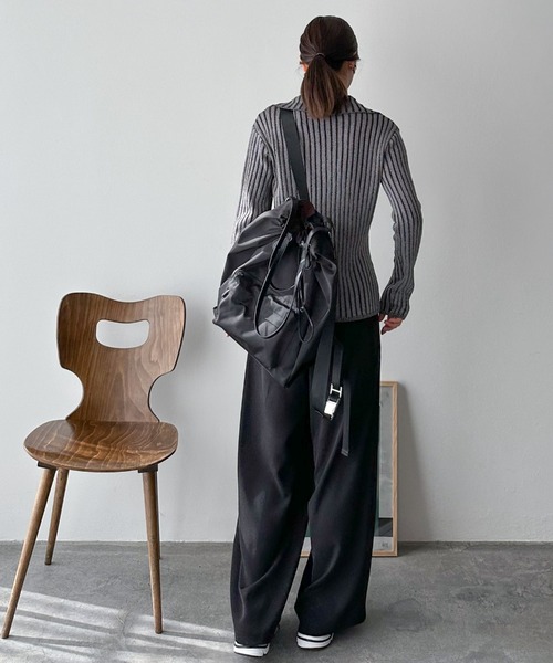 「DOUX ARCHIVES」 ニットカーディガン FREE ベージュ レディース_画像9