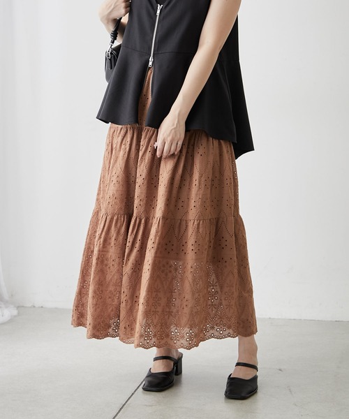 定番コットンティアードスカート trim_ofnls_itemfa9eea8ec55511e