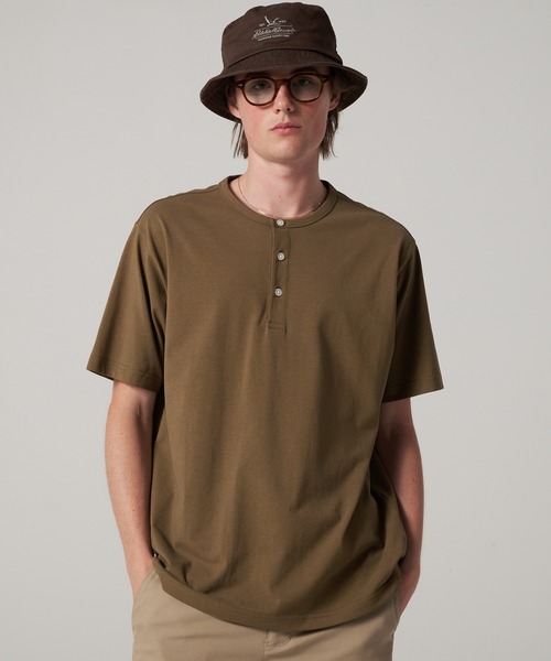Eddie Bauer（エディーバウアー） ヘンリーネック tシャツ バハ