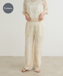 パンツ 「別注」olu’ment×DOORS　かぎ編みレースパンツ レディース｜ZOZOTOWN Yahoo!店