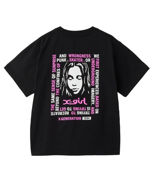 tシャツ FACE S/S TEE レディース FACE S/S TEE（Tシャツ/カットソー）｜X-girl（エックスガール