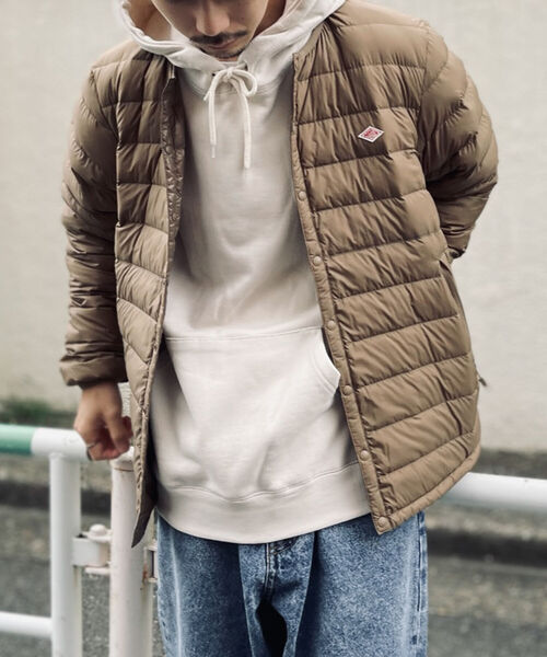 Danton（ダントン） ダウンジャケット SMALL ベージュ メンズ