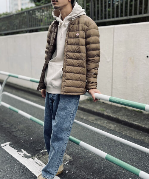 DANTONダウンジャケット ベージュ メンズM Danton（ダントン） ダウンジャケット SMALL ベージュ メンズ