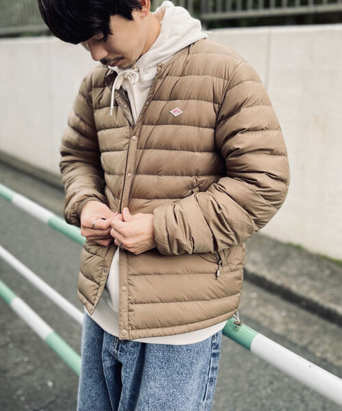 DANTON ダウンジャケット ベージュ Danton（ダントン） ダウンジャケット 36 ベージュ レディース