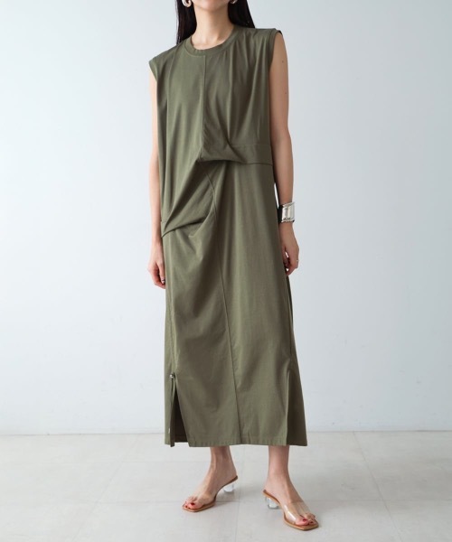 CIEL'AIR（シエルエアー） ワンピース SLEEVELESS STACKED DRESS