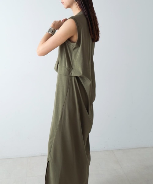 CIEL'AIR（シエルエアー） ワンピース SLEEVELESS STACKED DRESS