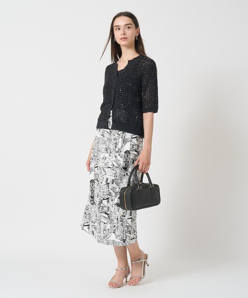 ANAYI（アナイ） スカート シティスケーププリントAライン スカート