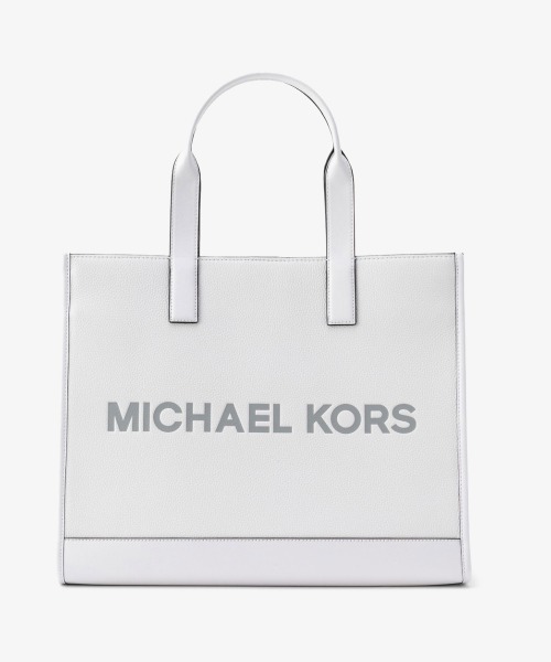 MICHAEL KORS トートバッグ COOPER ロゴ エンボス ぺブル レザー
