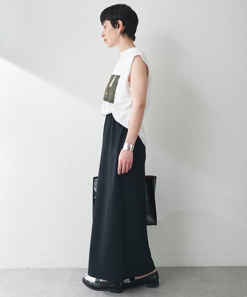 Whim Gazette tシャツ フォトノースリーブTシャツ レディース