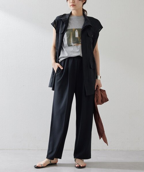 【ウィムガゼット】フォトノースリーブTシャツ Whim Gazette(ウィム ガゼット)｜フォトノースリーブTシャツ