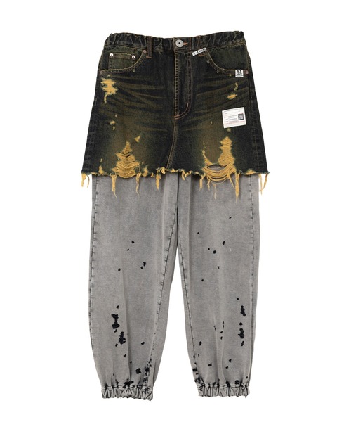 ジーンズ Waist Layered Denim Pants メンズの画像