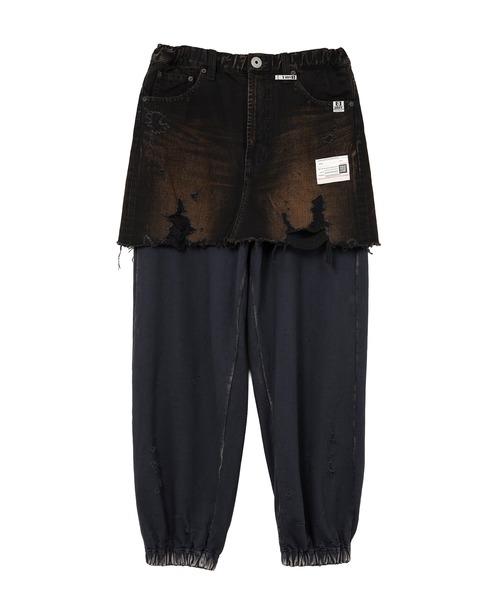 ジーンズ Waist Layered Denim Pants メンズ
