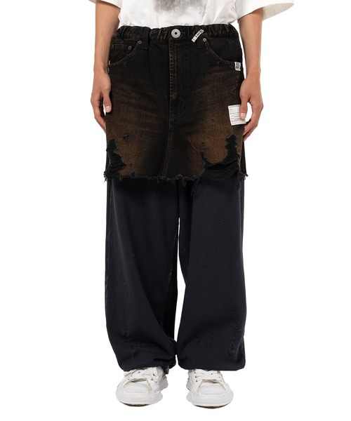ジーンズ Waist Layered Denim Pants メンズの画像