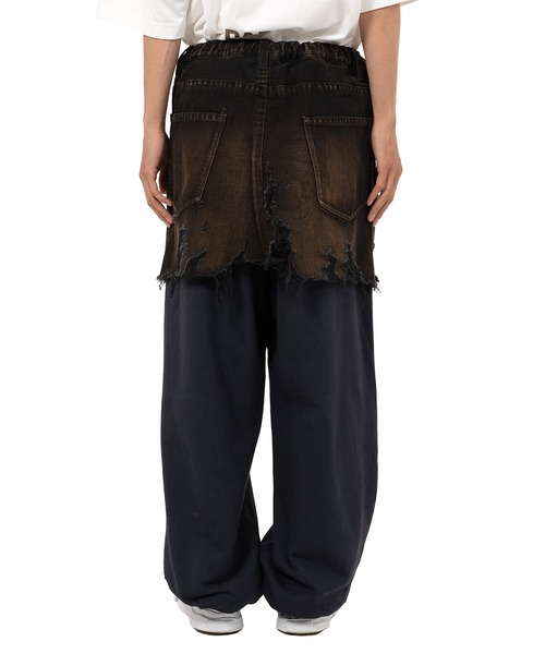 ジーンズ Waist Layered Denim Pants メンズの画像