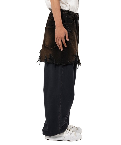 ジーンズ Waist Layered Denim Pants メンズの画像