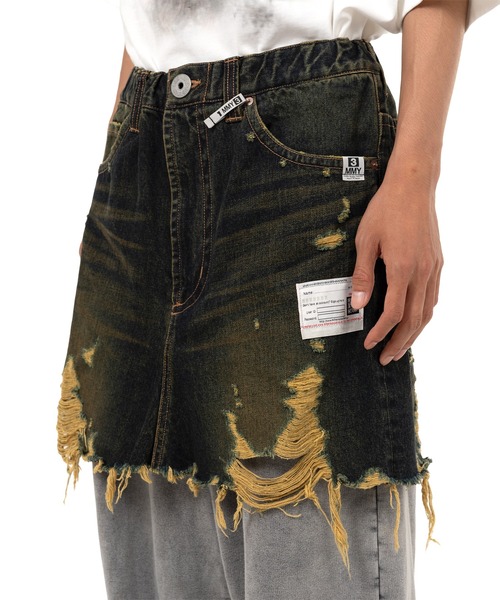 ジーンズ Waist Layered Denim Pants メンズの画像