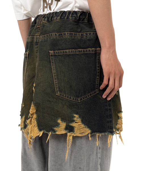ジーンズ Waist Layered Denim Pants メンズの画像