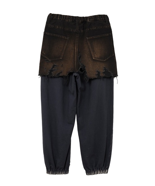 ジーンズ Waist Layered Denim Pants メンズの画像