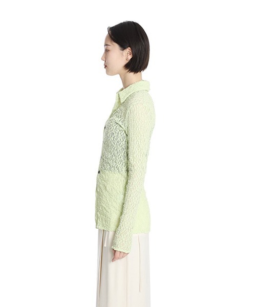 【美品】CLANE LADY LACE SHIRT 長袖シャツ シアー 春 CLANE（クラネ） CLANE / クラネ： [レディース]LADY LACE SHIRT