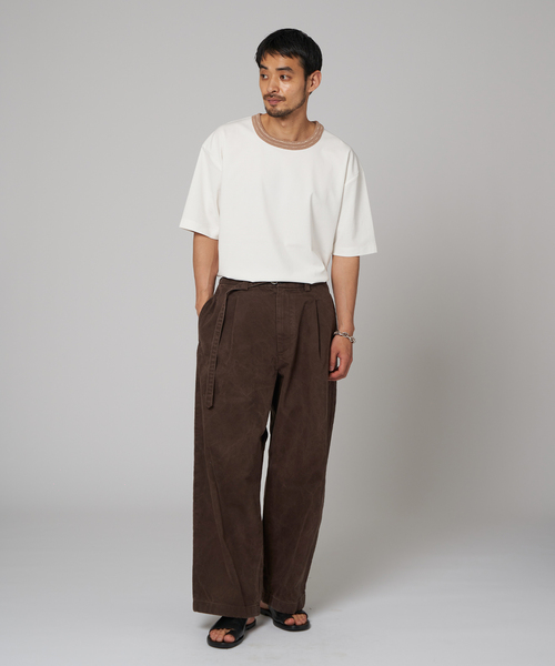 エディフィス（EDIFICE）/フェード  ベルテッド トラウザー EDIFICE（エディフィス） ジーンズ フェード ベルテッド トラウザー