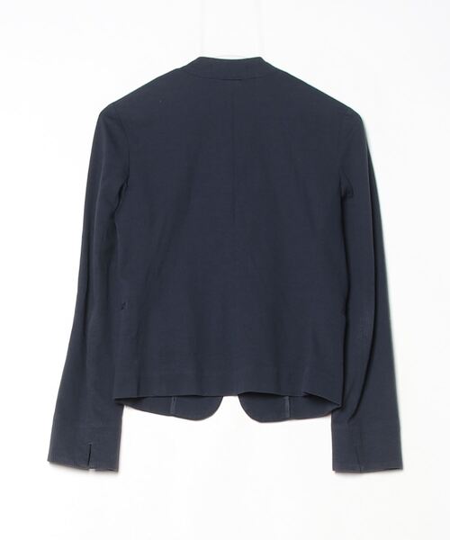 「B:MING by BEAMS」 ノーカラージャケット SMALL ネイビー レディース