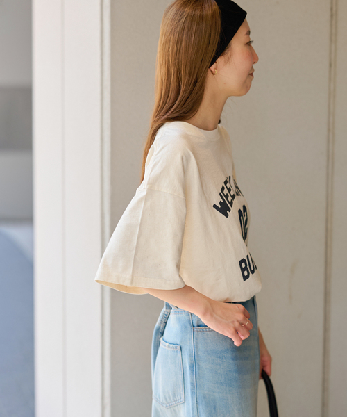 tシャツ GOODIES CLUB パッチワークロゴTEE レディース JOURNAL STANDARD relume tシャツ GOODIES CLUB パッチワーク