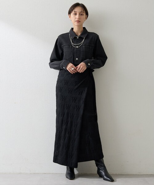 Whim Gazette スカート ジャガードラップスカート : ZOZOTOWN