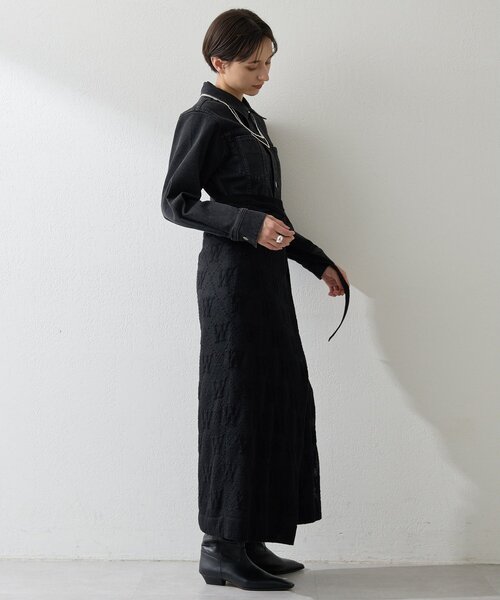 Whim Gazette スカート ジャガードラップスカート : ZOZOTOWN