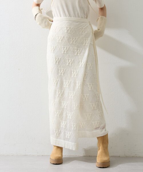 whim gazetto スカート Whim Gazette スカート ジャガードラップスカート : ZOZOTOWN
