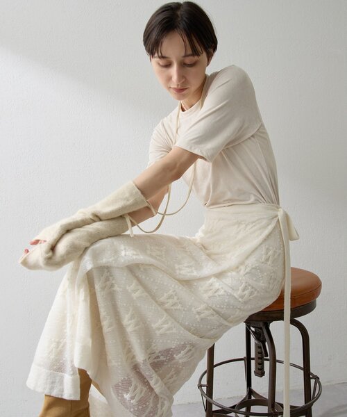 Whim Gazette スカート ジャガードラップスカート : ZOZOTOWN