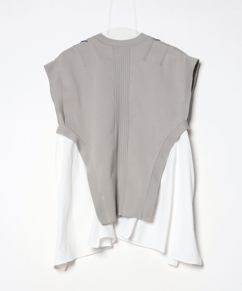 UN3D.（アンスリード） ノースリーブニット 38 グレー レディース