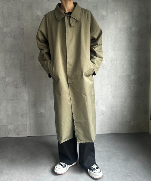 CREARE -LINO- ステンカラーコート コート カットオフ ステンカラー
