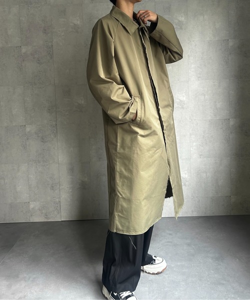CREARE -LINO- ステンカラーコート コート カットオフ ステンカラー