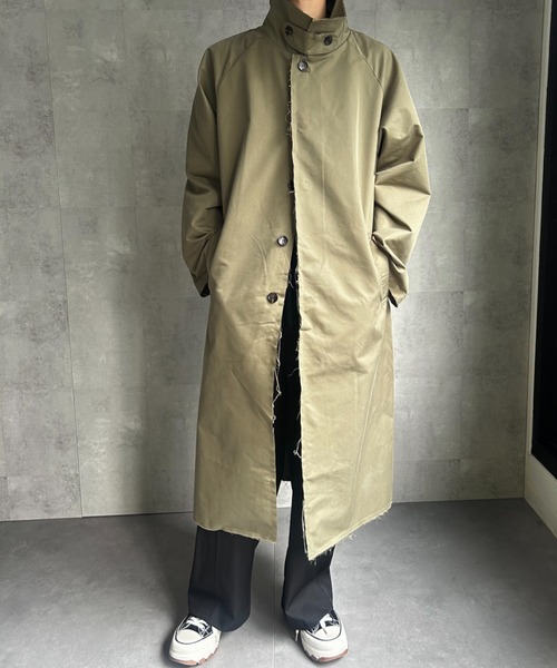 CREARE -LINO- ステンカラーコート コート カットオフ ステンカラー