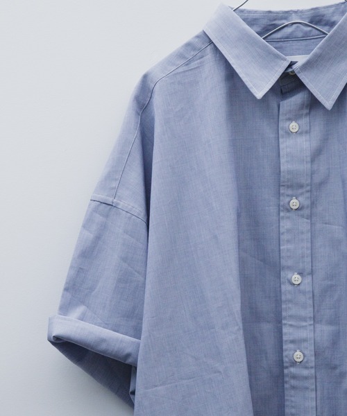 「WHIMSIC」 7分袖シャツ FREE ネイビー レディース_画像4