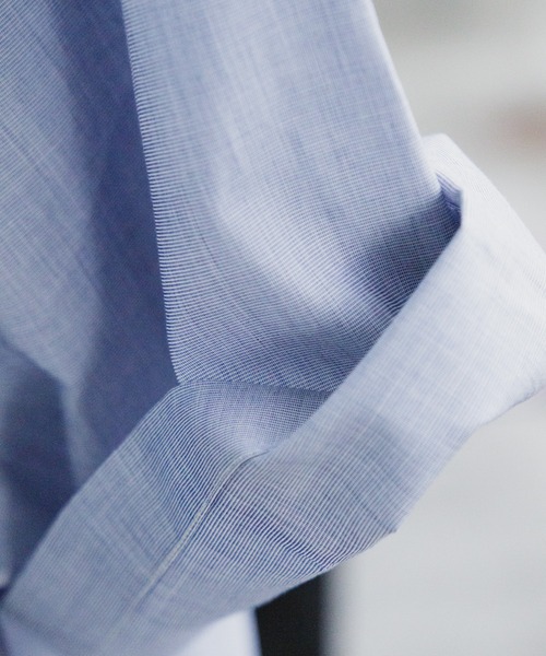 「WHIMSIC」 7分袖シャツ FREE ネイビー レディース_画像5