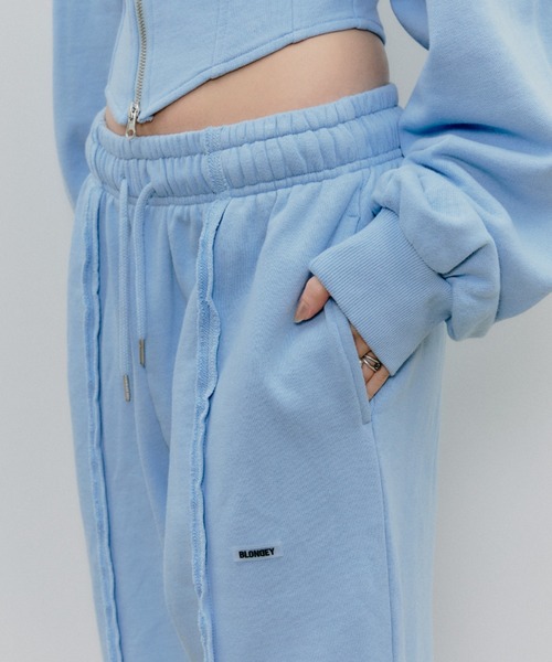BLONDEY スウェットパンツ ジャージ ドローコード付きセンター