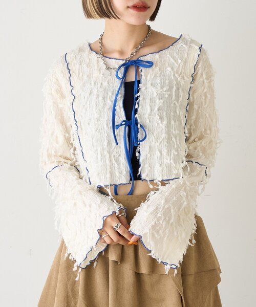 w closet（ダブルクローゼット） tシャツ 「25AW」配色メロウボレロ 