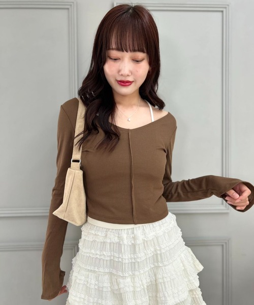 tシャツ ラインレイヤートップス レディース : ZOZOTOWN Yahoo!店