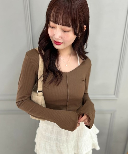 tシャツ ラインレイヤートップス レディース : ZOZOTOWN Yahoo!店