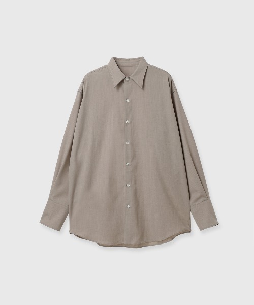 CREDONA（クレドナ） ブラウス シャツ SAVILE WOOL SHIRT/サビルウール