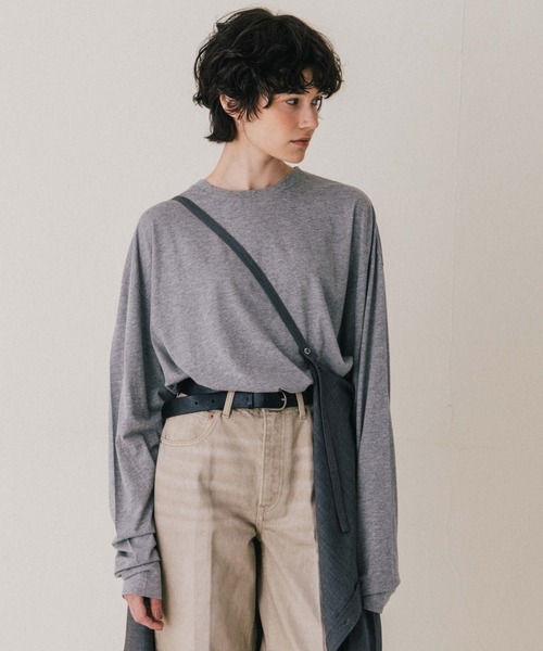 CREDONA（クレドナ） ブラウス シャツ SAVILE WOOL SHIRT/サビルウール