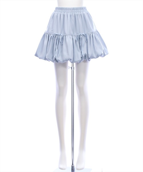 clear スカート フロントリボンバルーンミニスカート : ZOZOTOWN Yahoo