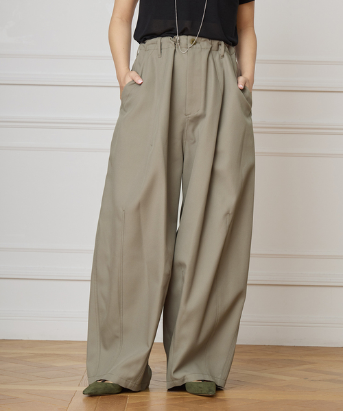 IENA LA BOUCLE（イエナラブークル） パンツ ブライトギャバイージー