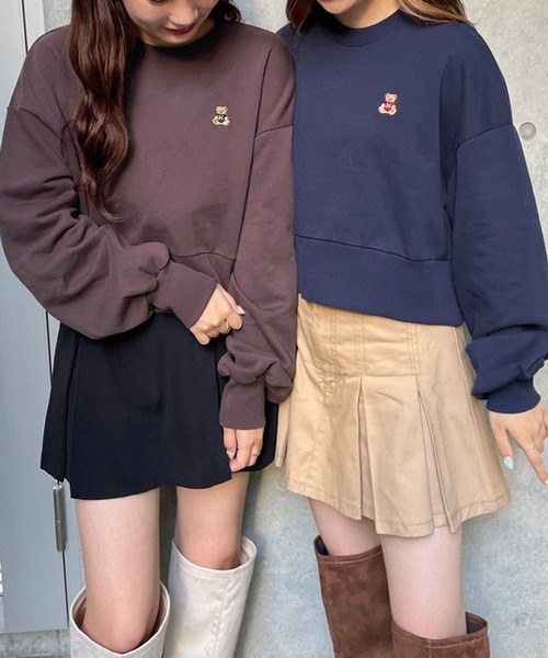 「one after another NICE CLAUP」 スウェットカットソー FREE グリーン レディース_画像6