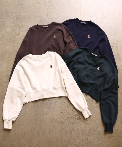 「one after another NICE CLAUP」 スウェットカットソー FREE グリーン レディース_画像9